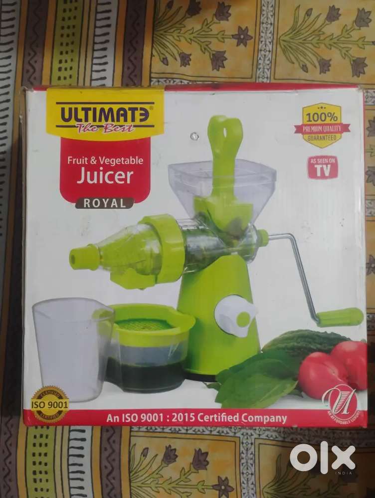 Plastic juicer machine