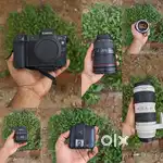 Canon EOS R with 3 lenses 2 batteries