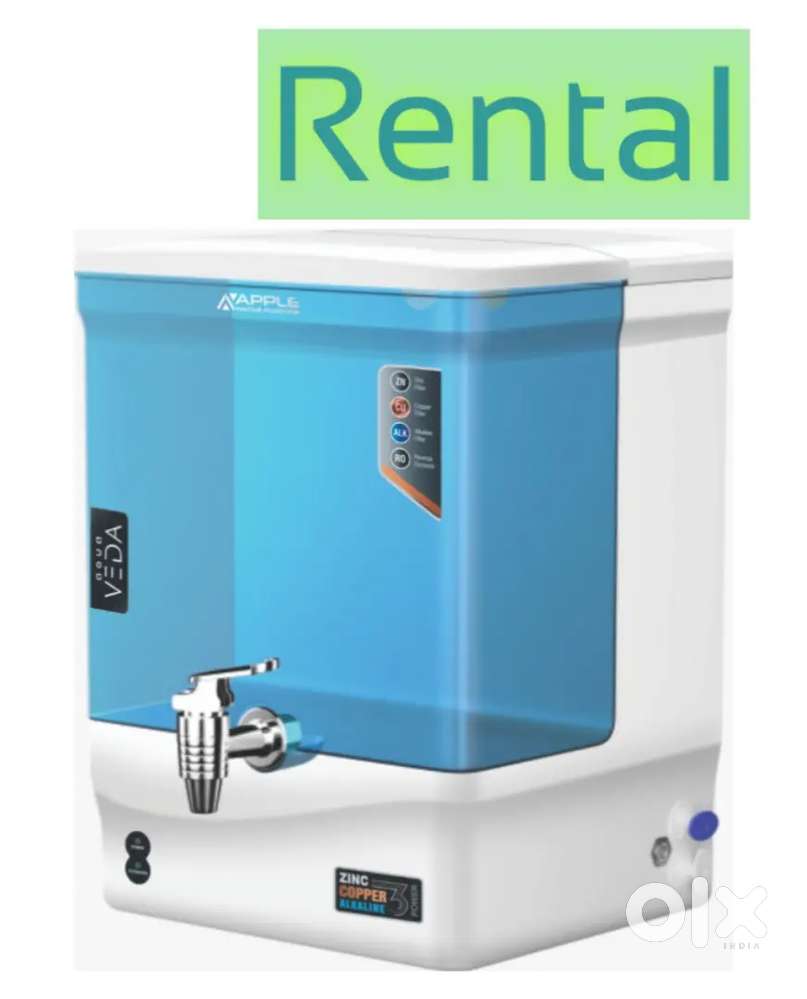 Water purifier available on rent