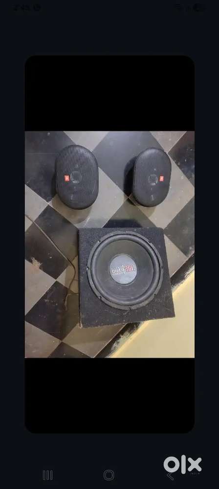 JBL WOFFER AND JBL CAR BACK STEREO