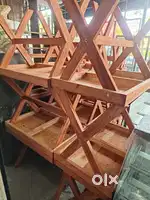 Wood bench set hotel  furniture