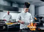 Indian and Chinese food cook