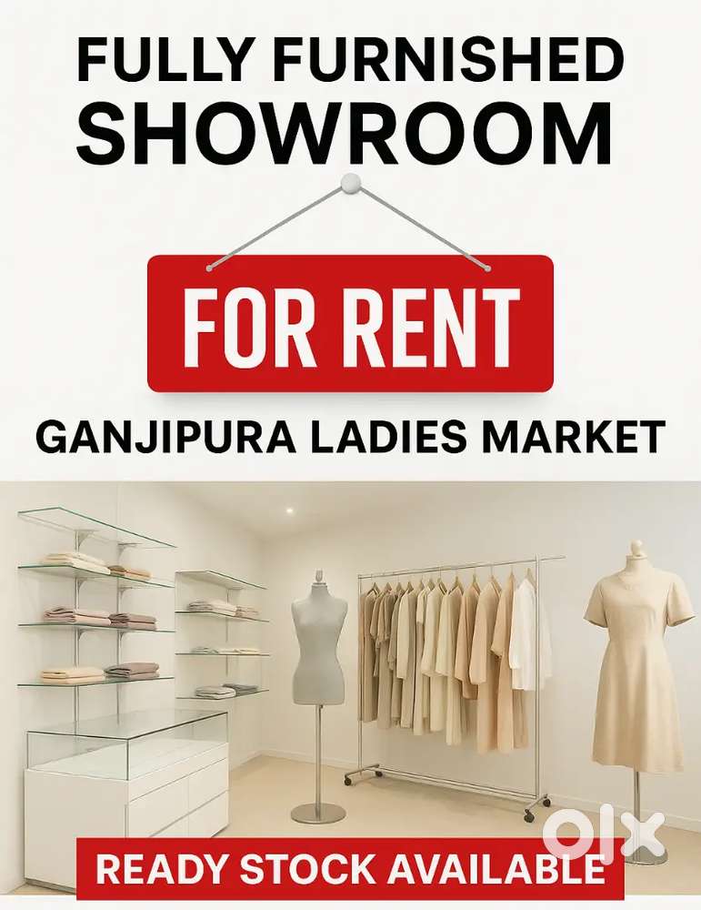 Ready to Move Ladies Garment Showroom Rent Jabalpur Ganjipura Market