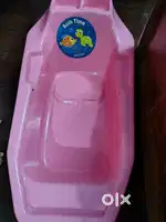 Baby bath tub and baby car