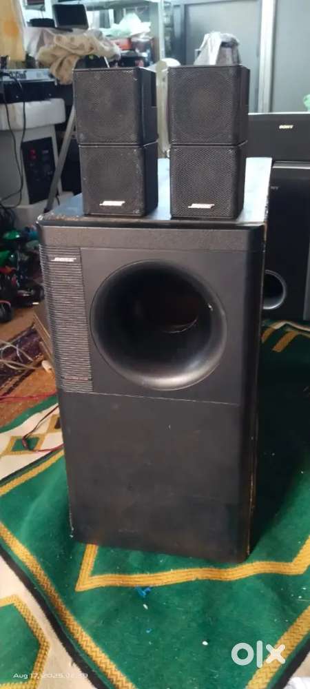 Bose acoustic mass series 5 and sony f170 stero amplifer