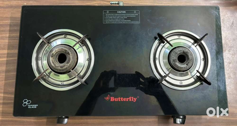 Butterfly Glasstop 2 burner stove