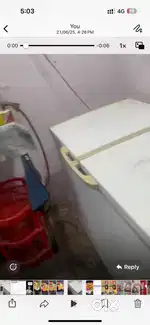 Deep fridge voltas