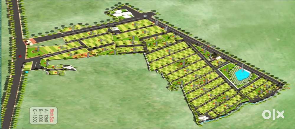 माँ पदमावती मेडिकल कॉलेज और माँ कौशिल्या माता मंदिर से लगा हुआ प्लॉट