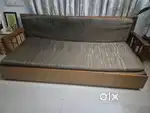 Solid Wood Sofa Cum Bed - Converts to Comfortable Sleeping Space