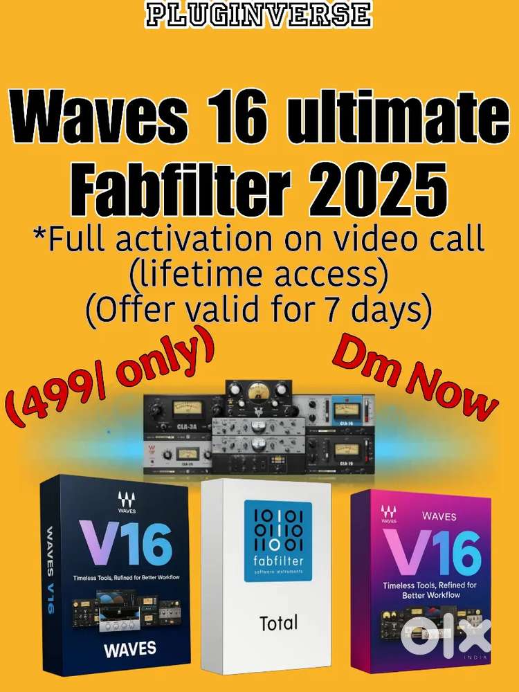 Waves 16 and Fabfilter 2025 bundle