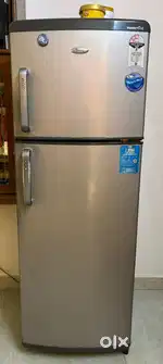 Whirlpool Double Door Refrigerator – 250L, in good condition