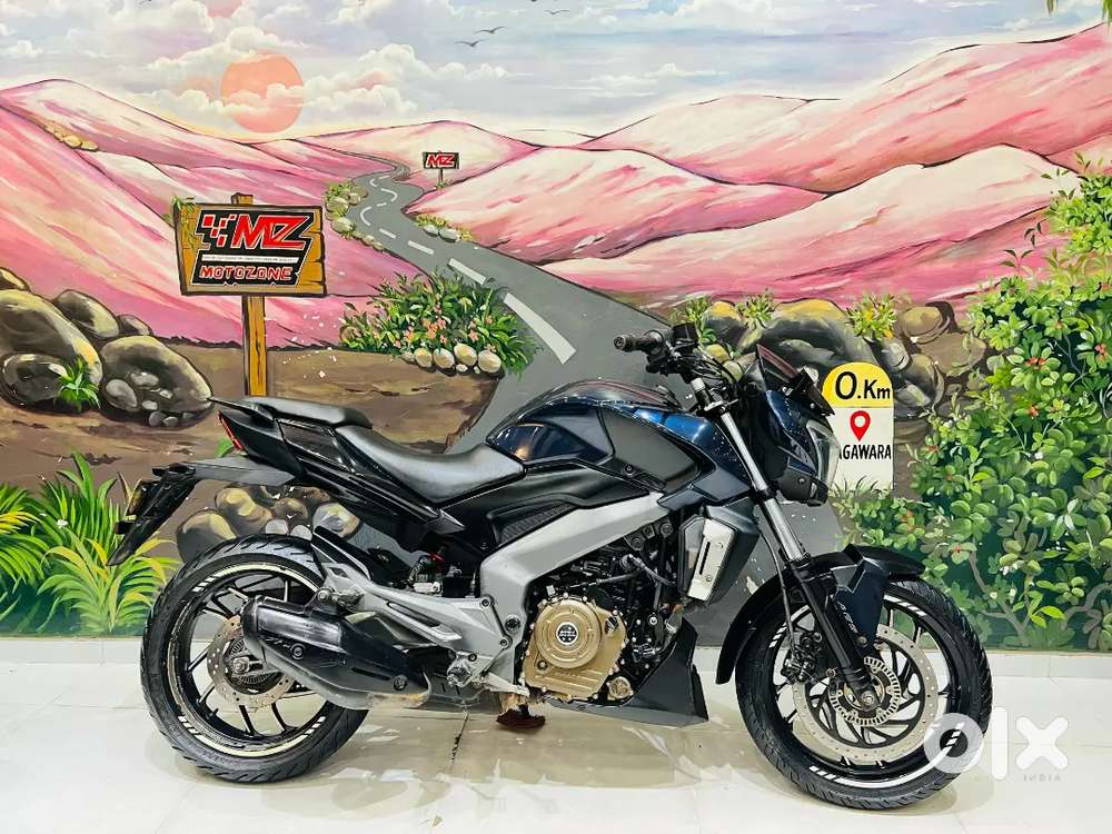 BAJAJ DOMINOR 400CC DUAL DISC DUAL ABS BLUE COLOUR BS4 MODEL 2017