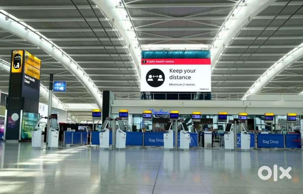 Airport Ground Staff & Cabin Crew Vacancy Interview Going for Freshers