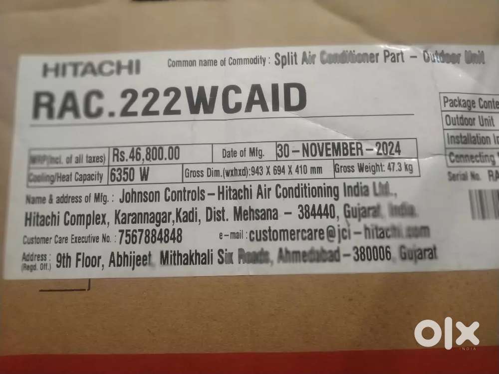 Ac split november 2024 manufacturing