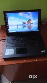 Red colour dell laptop