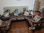 Sofa set and a cupboard