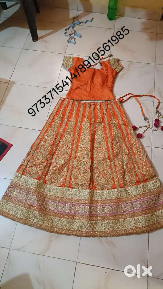 ,2pc lehenga 1pc 34size blouse very good condition