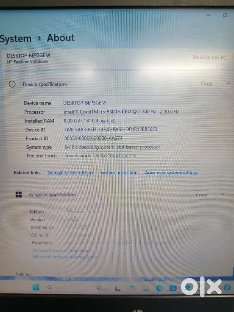 Gaming laptop good condition