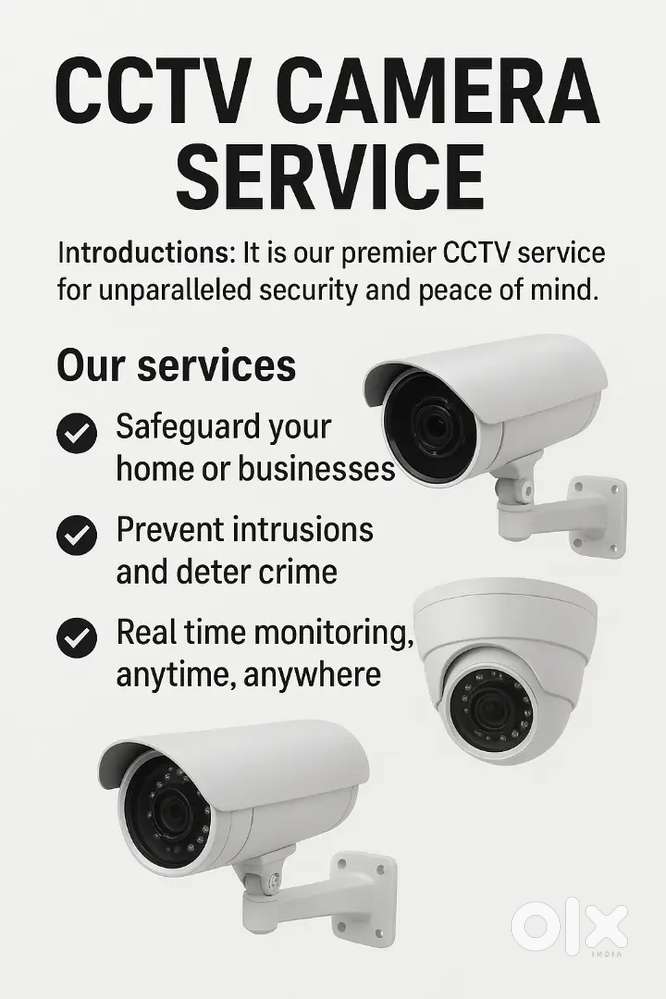 CCTV camera installation work