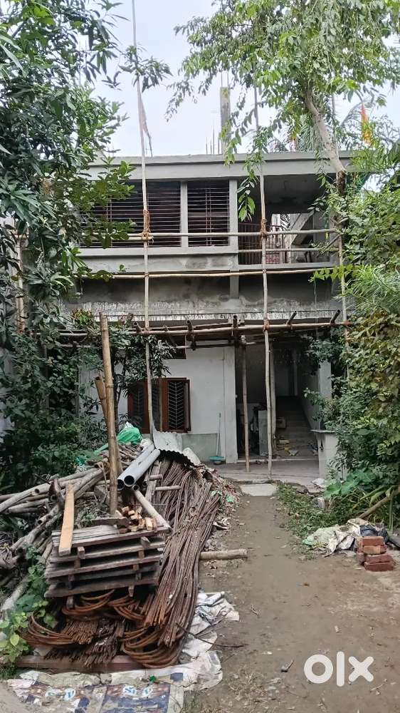 Ground floor complete 1st floor under construction 70% complete