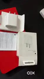 Original Apple 20 W adapter with box and documentation