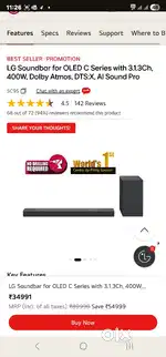 LG Soundbar SC9S