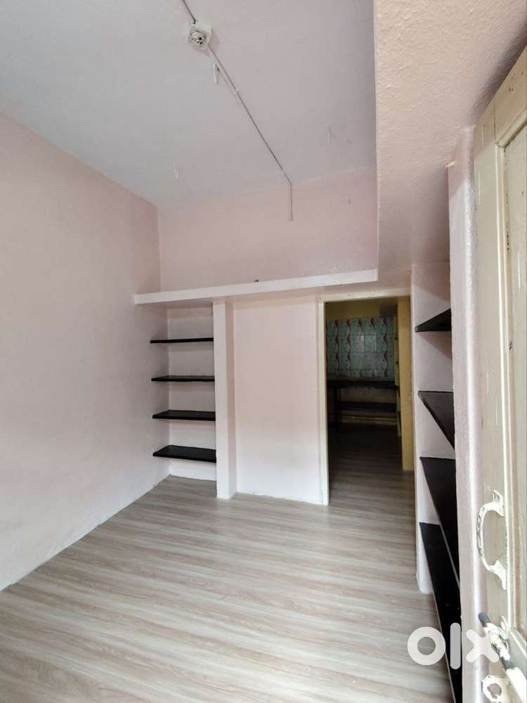 A well-built RCC slab construction 1 RK is available for rent.