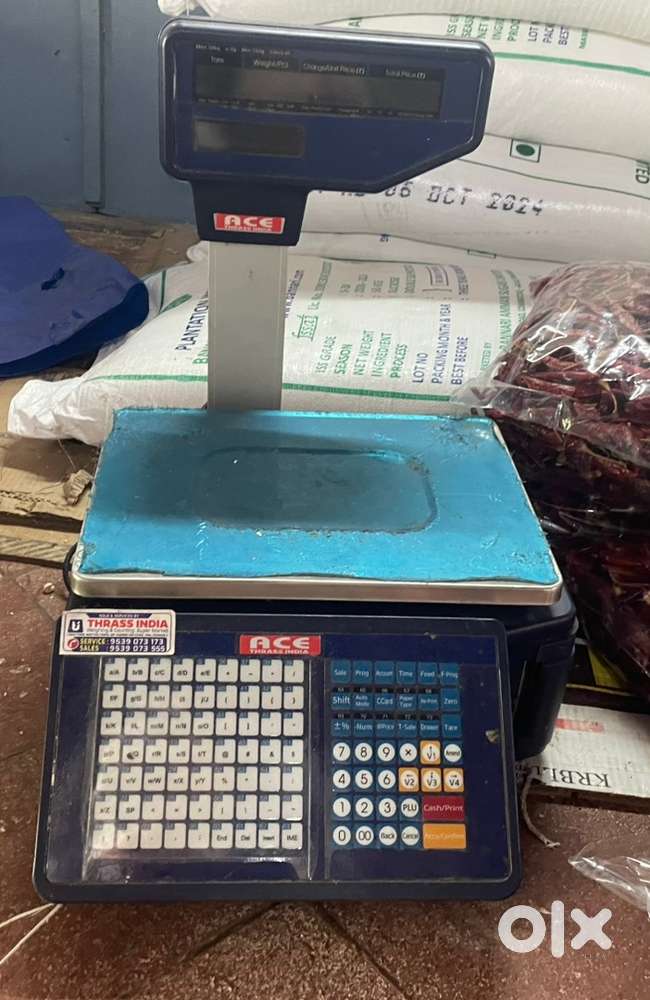 Barcode printing scale