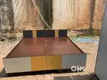 Double bed without box