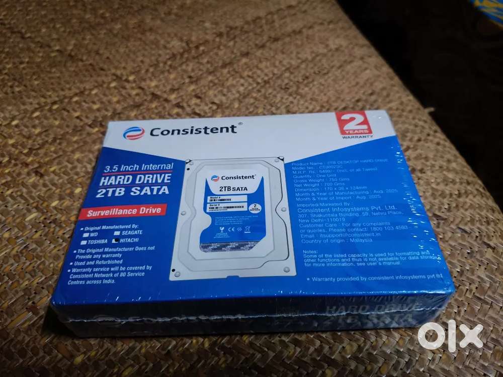 2 TB brand new harddisk