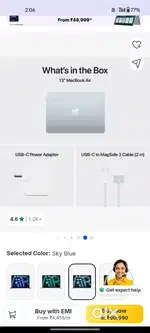 Macbook air M4  Brand new seal pack ordered in big billion sell