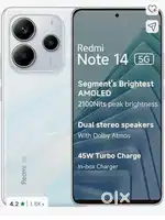 Redmi note 14, 8-128gb