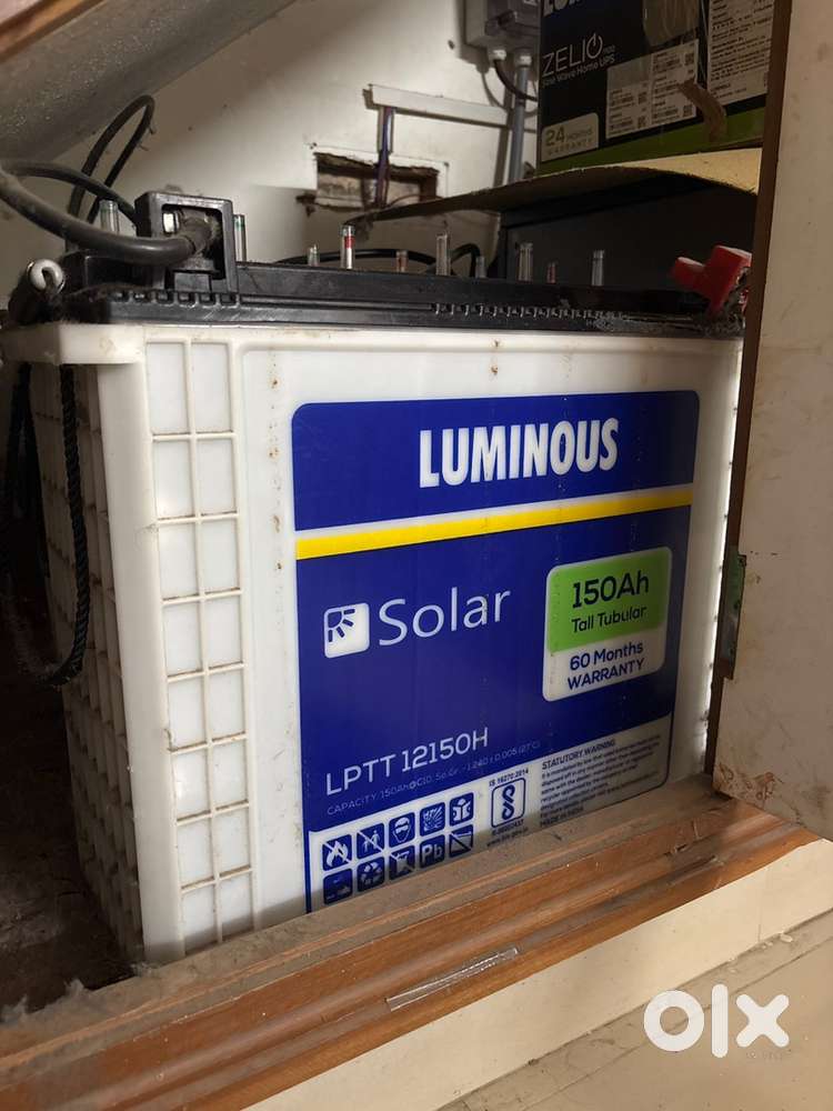 Luminous 150AH Tall Tubular Solar Inverter Battery