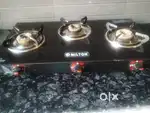 MILTON -premium 3 burner glass top stove