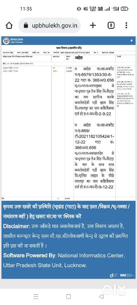 4 Beega khet hai Aashpur Main road pr 200feet front hai h