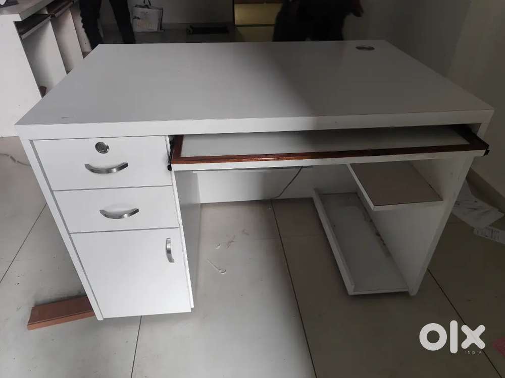 Boss Table, 10ft Computer Table, Printer Unit & Filing Rack–office Set