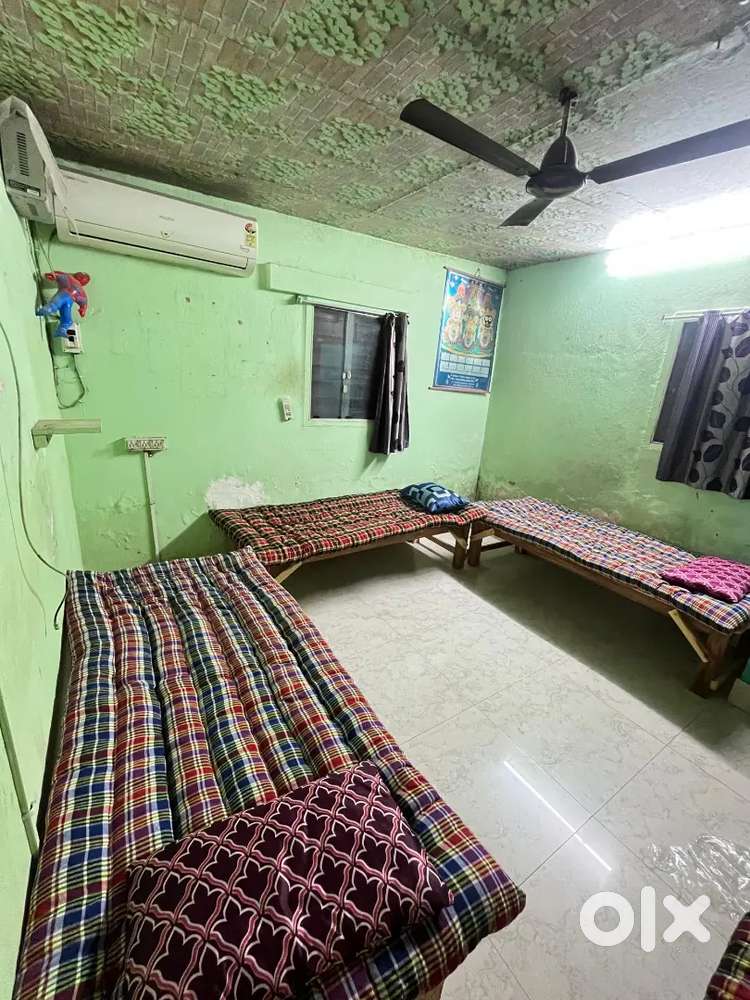 Bed available (for male)with big open cooking space and parking space