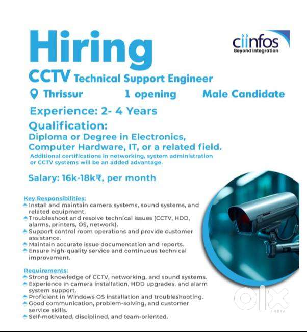 CCTV Technical Support Engineer