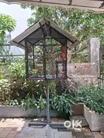 Large bird cage and accessories