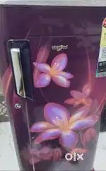 Whirlpool 200 L 3 Star automatic Single Door Refrigerator Purple Flowe