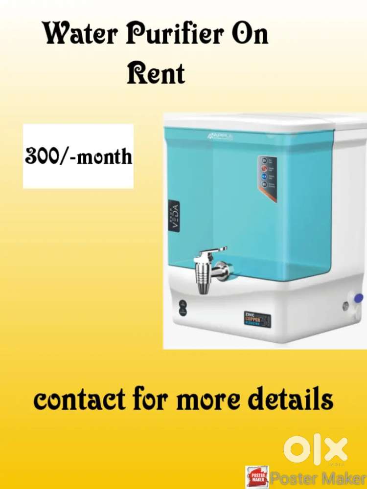 Water Purifier On Rent