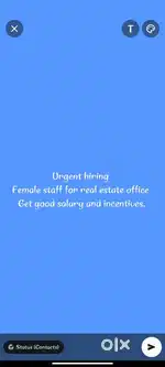 need females staf in real estate ofc