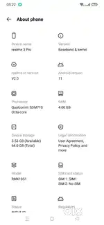 C3 pro, RMX1851