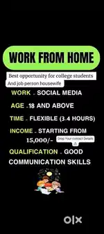 Work home and /Part time work...