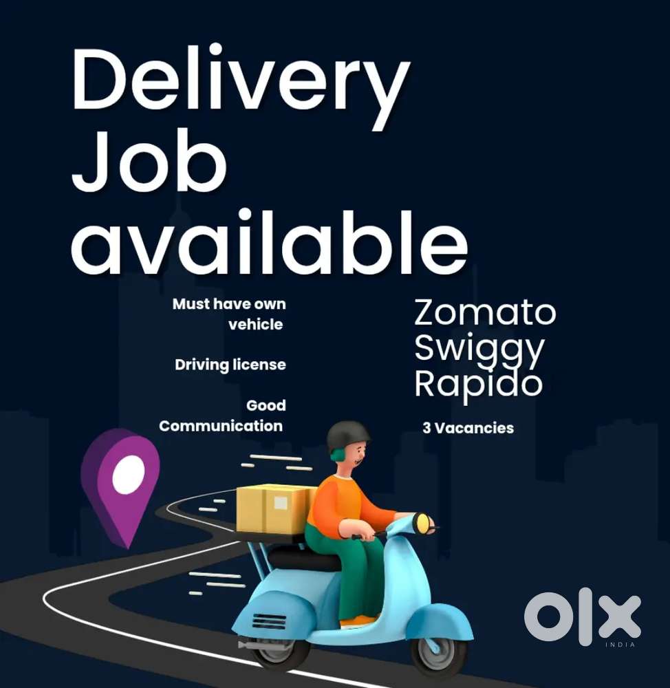 Delivery job available if anyone is interested he can DM