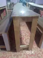 School and coaching bench