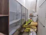 Antique wooden showcases