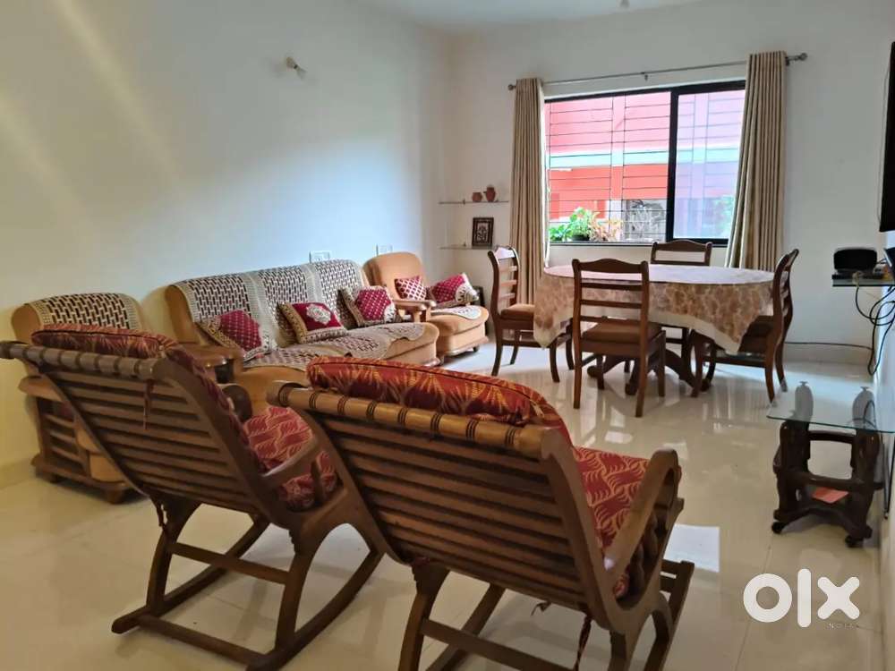  2 BHK FULLY FURNISHED GATED SOCIETY PORVORIM CHOGAM ROAD PRIME AREA