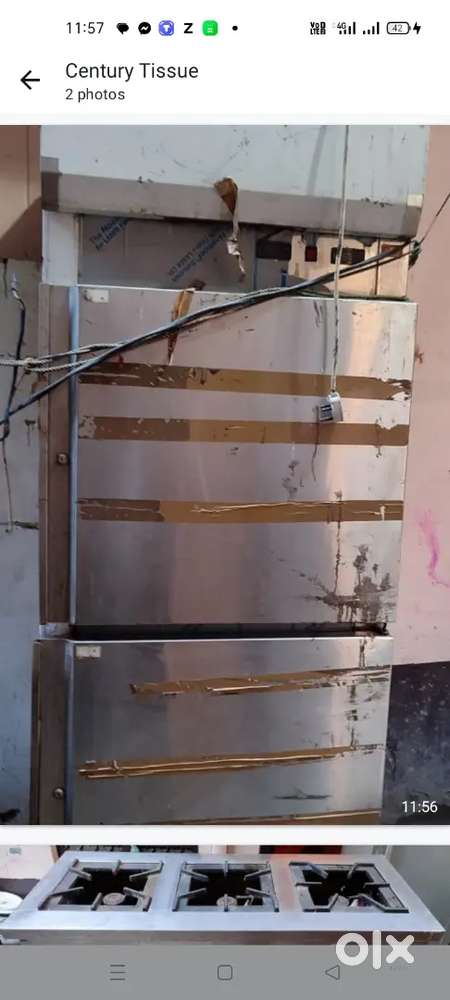 Both are Commercial Two door Refrigerator and tree burner