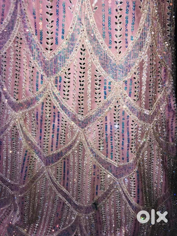 Pink Bridal/Engagement Lehenga Dupatta and Blouse Full Pair New